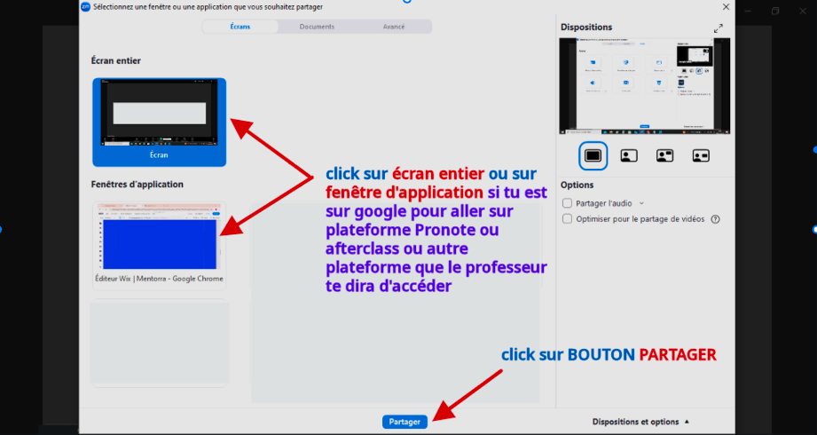 Tutoriel partage écran 2